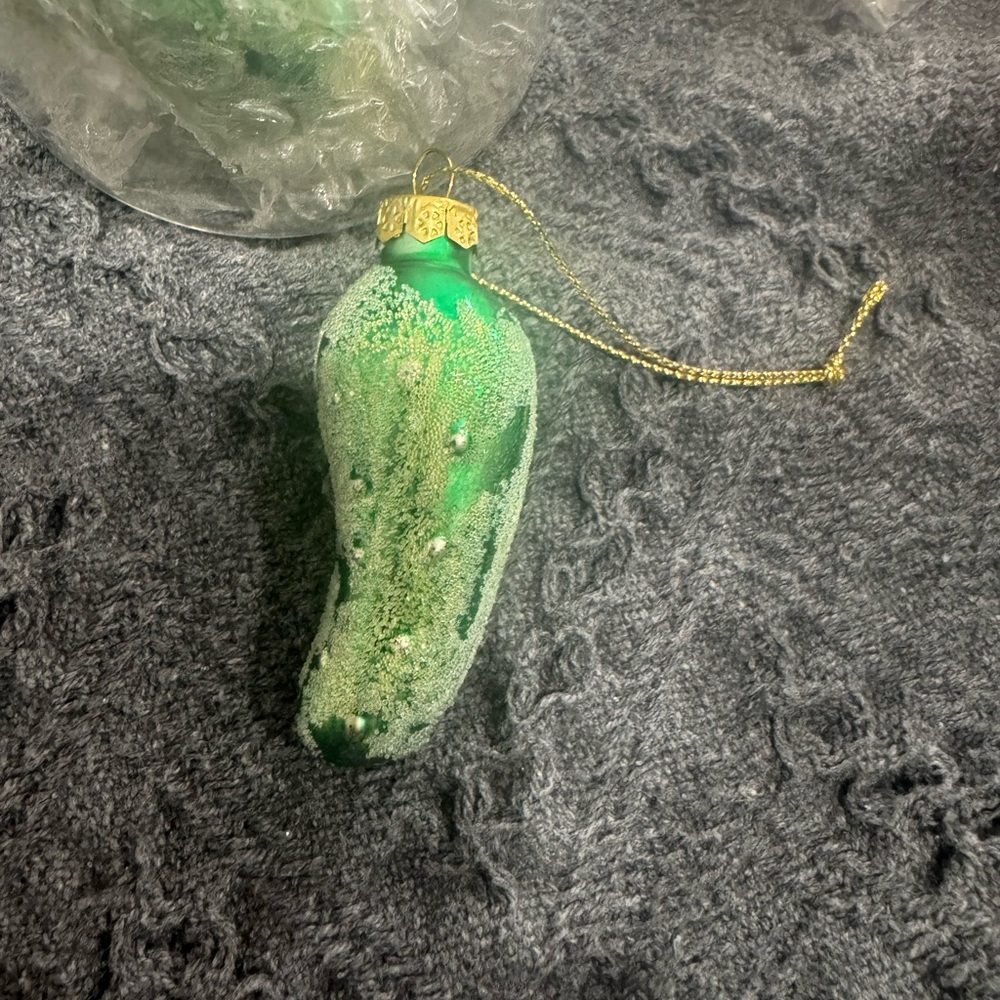 Christmas Tree Pickle Ornaments